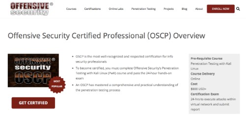 Offensive Security Certified Professional (OSCP)