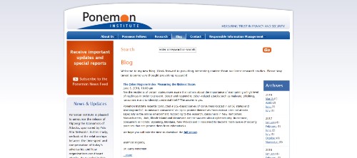 Ponemon Blog